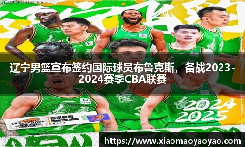 辽宁男篮宣布签约国际球员布鲁克斯，备战2023-2024赛季CBA联赛
