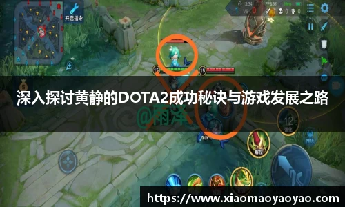 深入探讨黄静的DOTA2成功秘诀与游戏发展之路